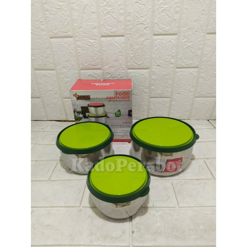 penyimpanan makanan - food container + plastik LID - tempat sayur buah