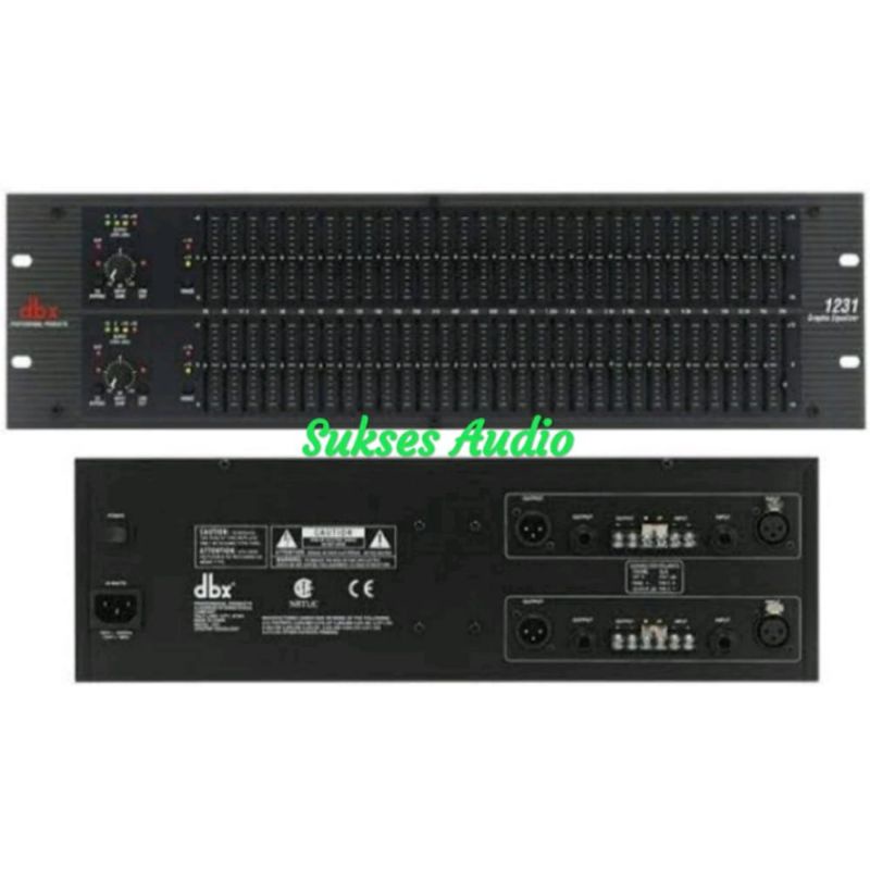 Equalizer DBX 1231 DBX 2x31 Channel Garansi