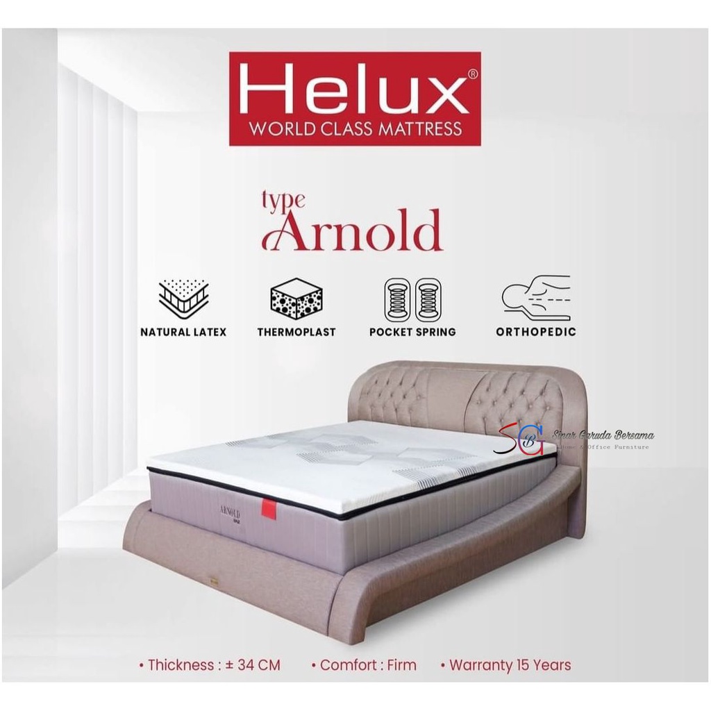 ORTHOPEDIC HELUX MATRAS SPRINGBED NATURAL LATEX 100% TYPE ARNOLD