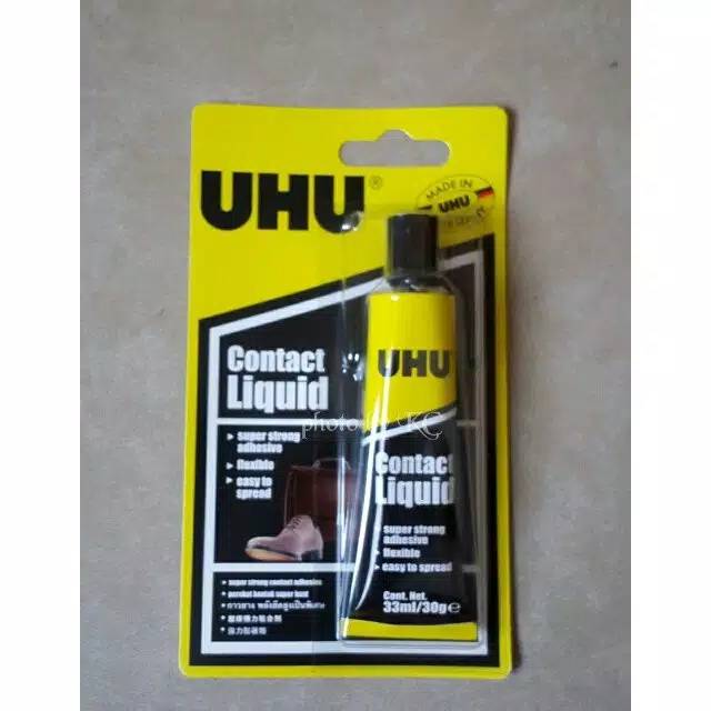 

HJK UHU contact liquid 33 ml / lem sepatu / lem tas / lem kulit
