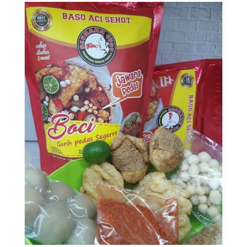 

Boci (Baso aci) Sehot Jawara Pedas asli bandung