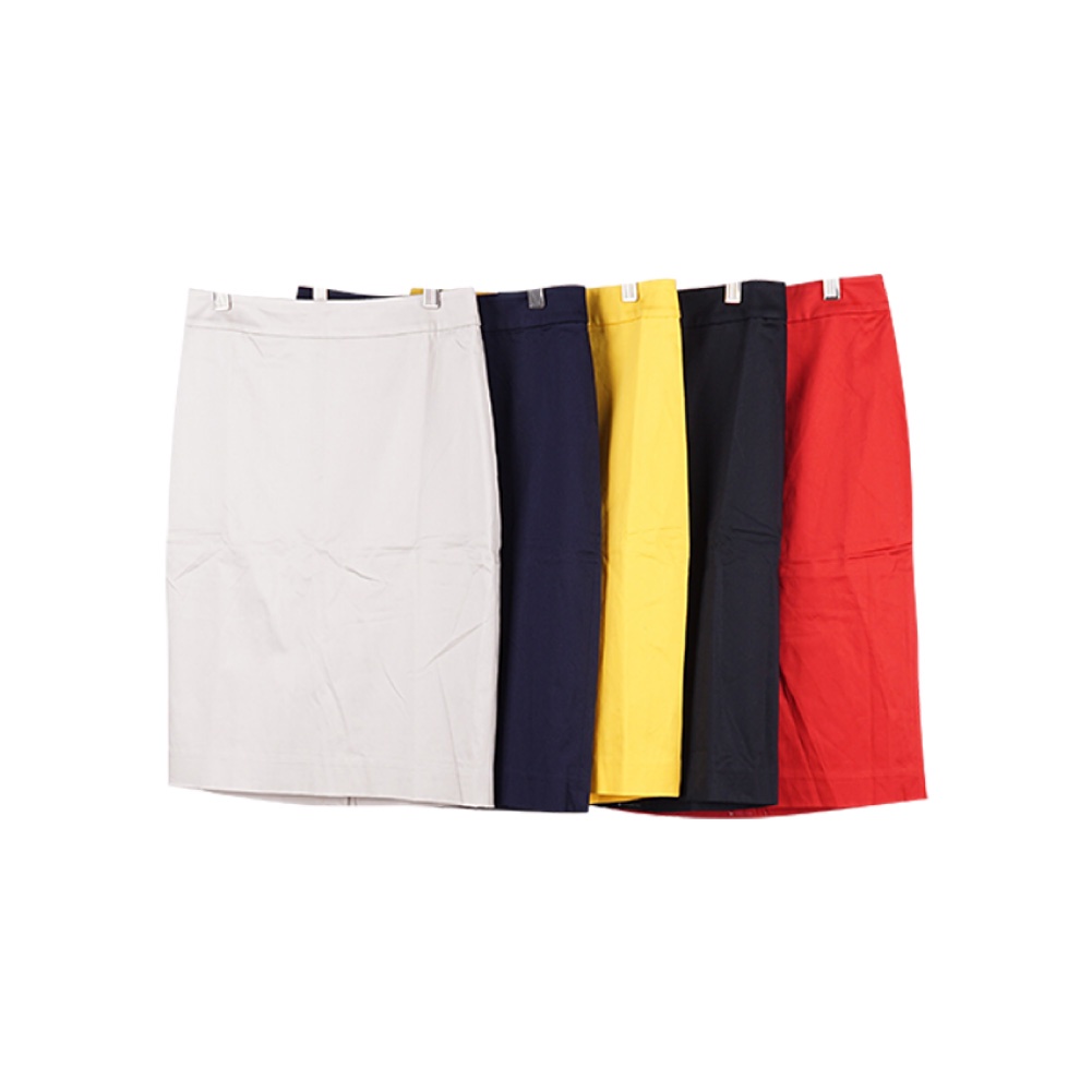 Rok Wanita Mini Model Span Warna Polos Katun Stretch Branded