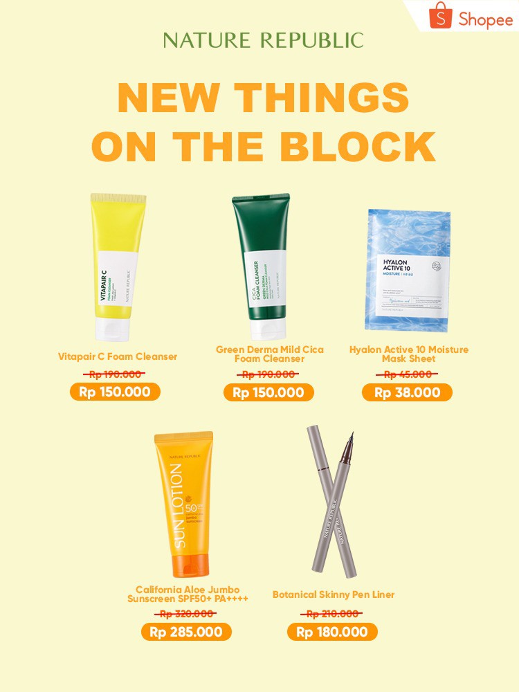 Toko Online NATURE REPUBLIC OFFICIAL | Shopee Indonesia