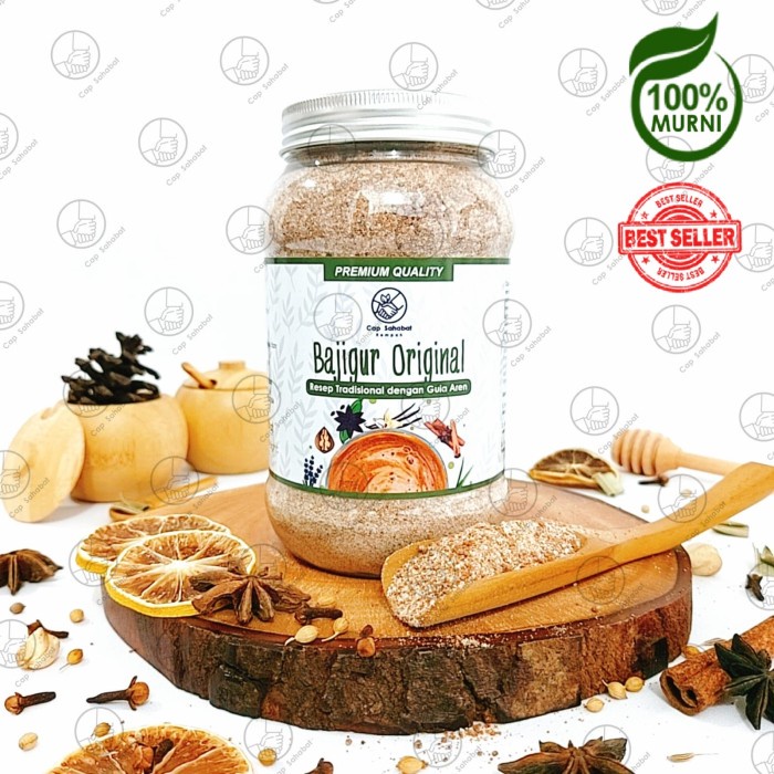 

Bajigur Aren Resep Tradisional Cap Sahabat / Jamu Instan /100% PREMIUM - Extra JaheMerah (BERKUALITAS)
