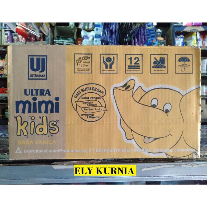 

BAYAR DITEMPAT Susu UHT Ultra Mimi Rasa Vanila 125 Ml 1 Karton