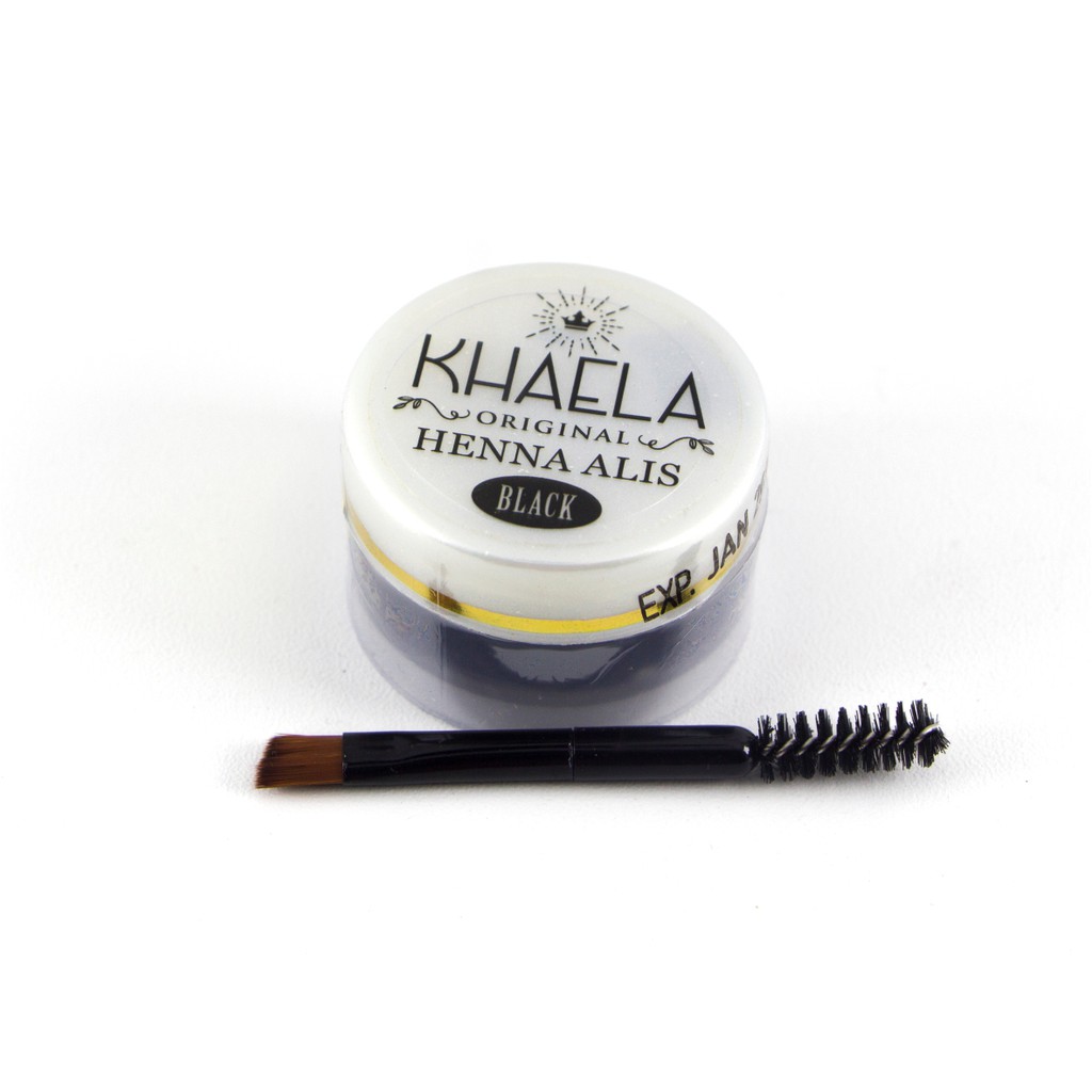 HENNA ALIS KUAS MINI MIRING KHAELA ORIGINAL HENNA ALIS BLACK HENNA ALIS BROWN