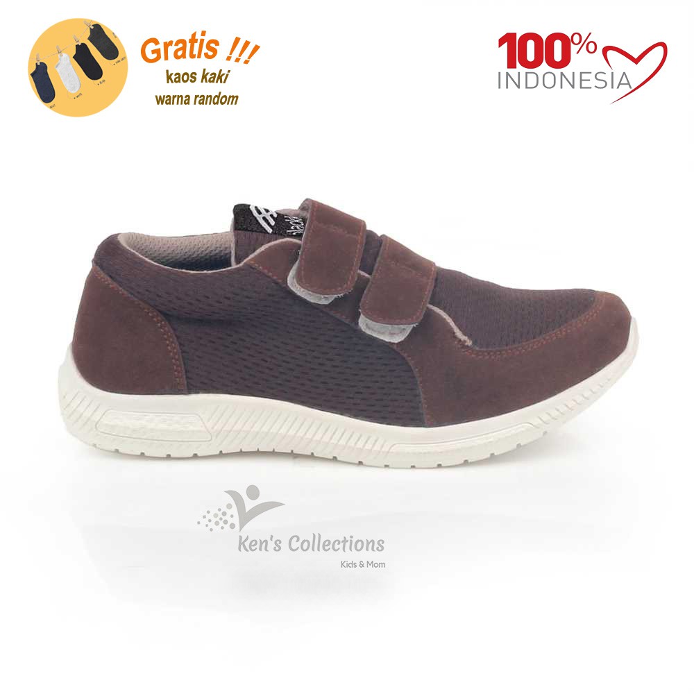 Sepatu Sneaker Casual Blackkelly Anak Cowok LGS 260 Gratis Kaos Kaki - Garansi Resmi