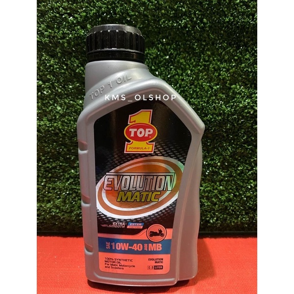 Oli Top 1 Evolution Matic 4T SAE 10W-40 800ml Top 1 Matic X-Tra 4T SAE 10W-300 800ml Top 1 Action Matic 4T 20W-40 800 ml Oli Mesin Motor Matik 0.8 Liter 100% Synthetic (Asli)