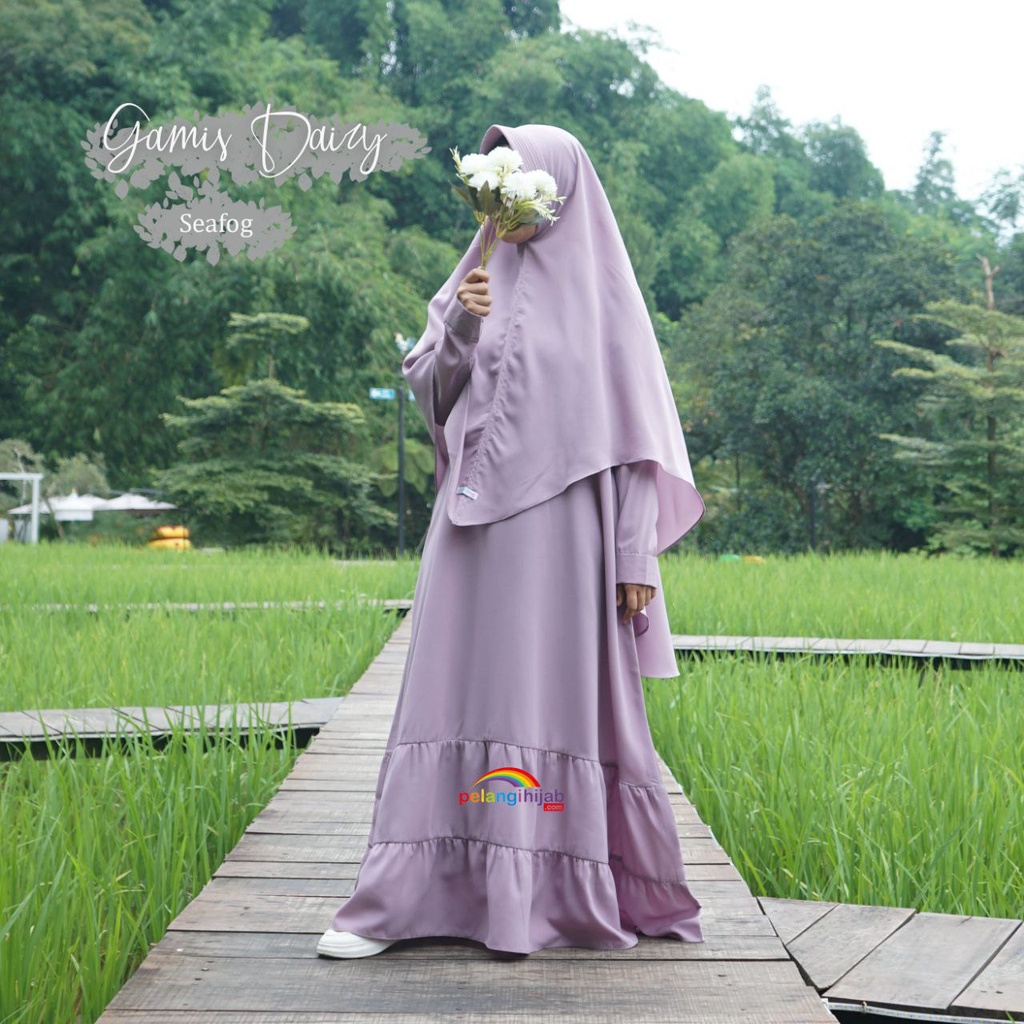 GAMIS DAIZY, GAMIS LUNA, GAMIS AZALIA, GAMIS HALWA MOTIF, GAMIS SHAFA, GAMIS MANQUSHA PELANGI HIJAB