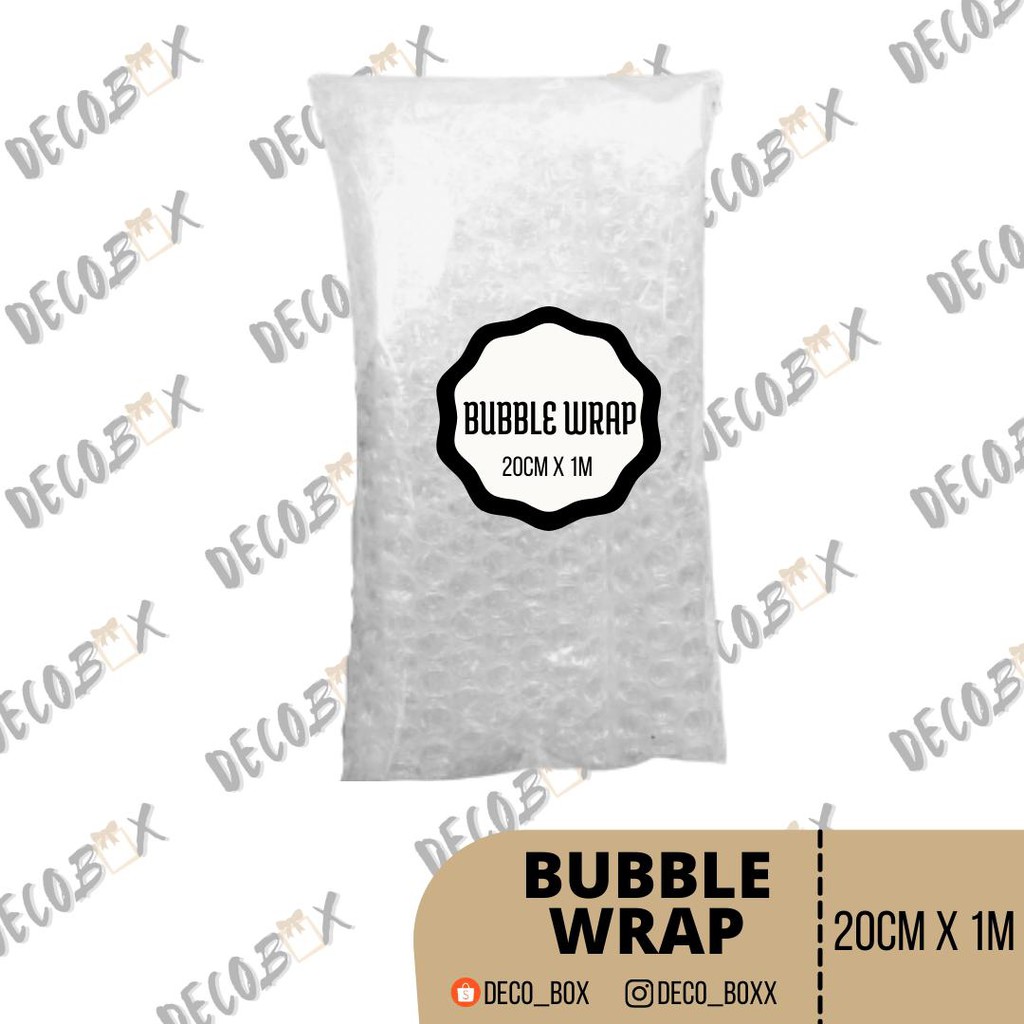 

Bubble Wrap Mini Plastik Wrapping Packing Pembungkus Packing Fragile Ukuran 20cm x 1m