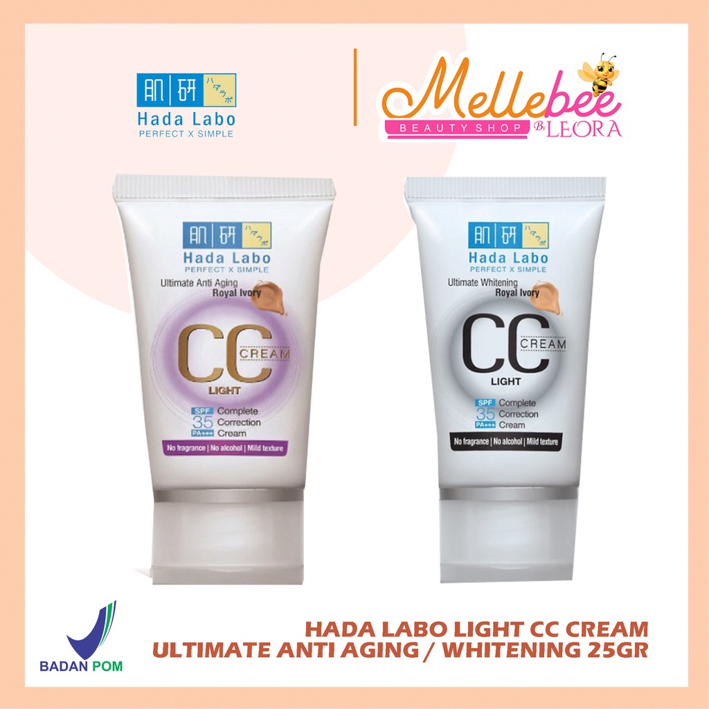 HADA LABO LIGHT CC CREAM ULTIMATE ANTI AGING / WHITENING 25GR