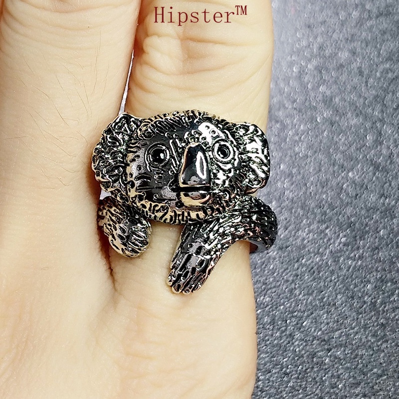 New Trend Hipster Fashion Cute Koala Ring