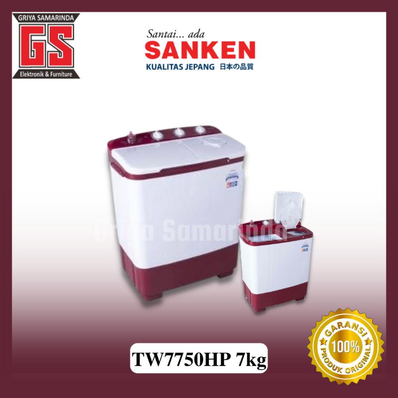 MESIN CUCI SANKEN TW7750 7KG (Khusus Kaltim)