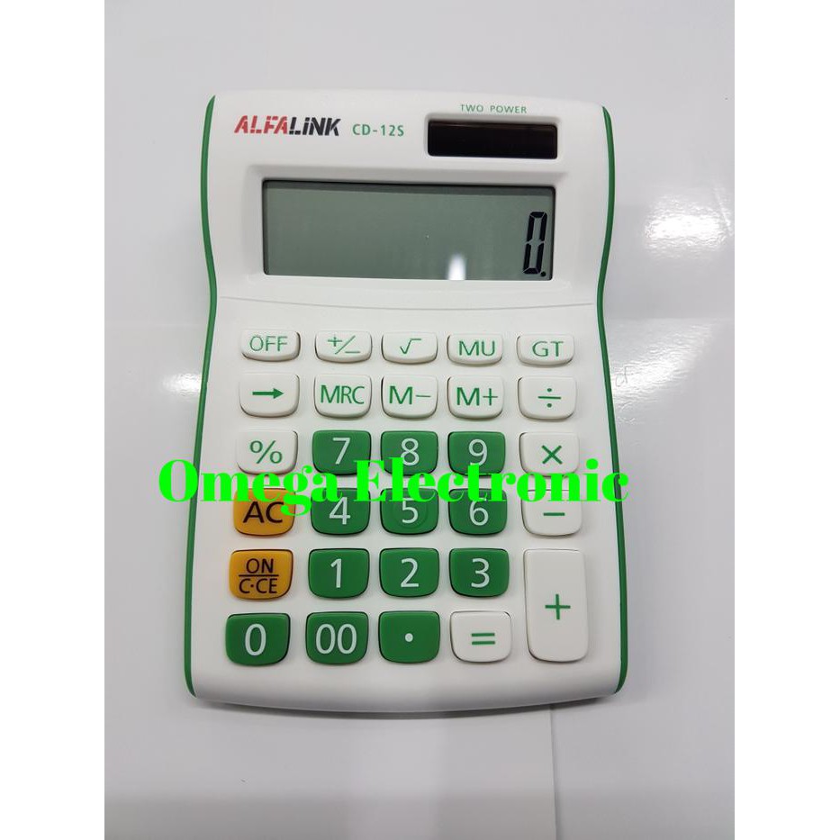Termurah Alfalink Calculator CD-12S - Kalkulator Office Desktop Warna Warni - Ungu Paling oke