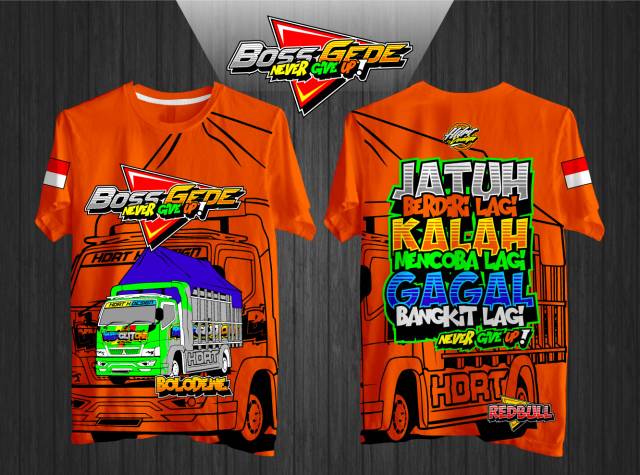 Kaos Truk kaos trek kaos truck kaos bos gede, termurah terlaris original produk