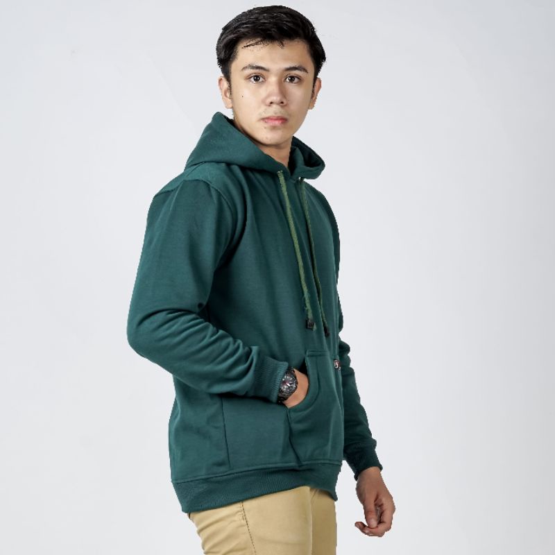 HOODIE / HOODIE POLOS PRIA / HOODIE POLOS / BAHAN KATUN PLECEE GR 280