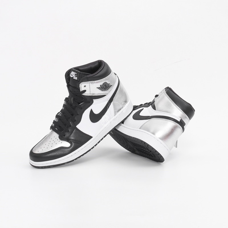 Air Jordan 1 High Silver Toe