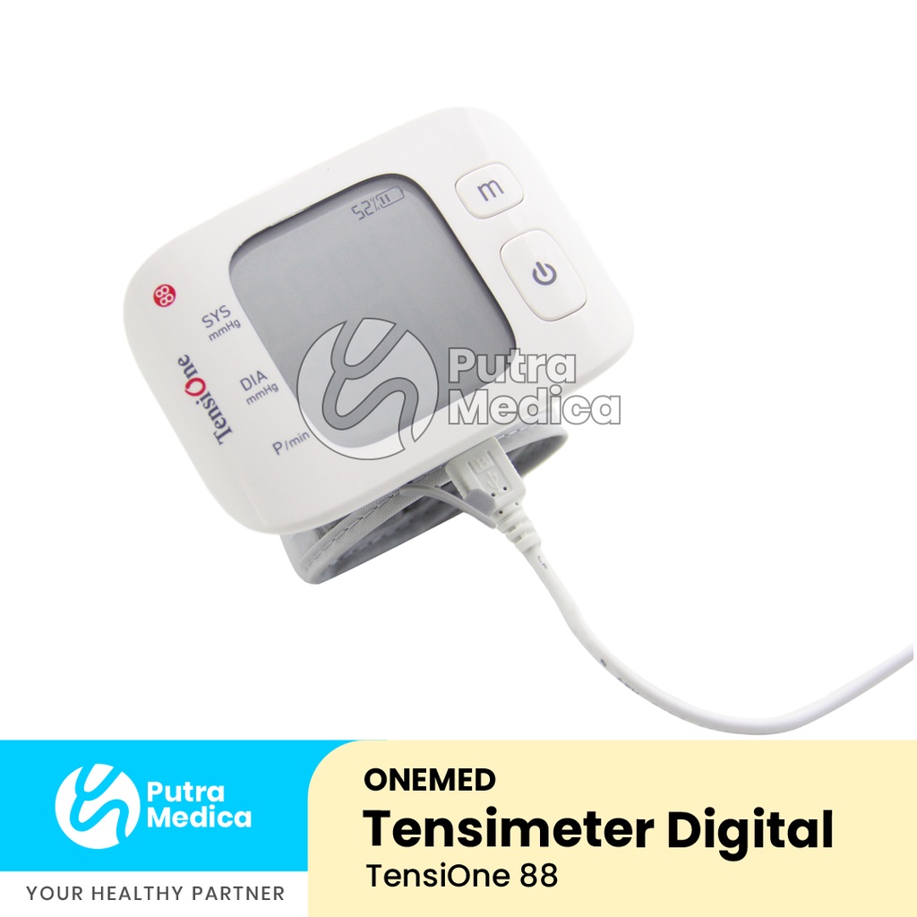 Onemed Tensimeter Digital TensiOne 88 Wrist Type + Talking / Tensi Elektrik / Alat Ukur Tekanan Darah