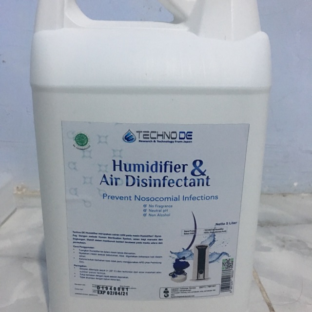Cairan Humidifier dan desinfektan pembersih virus, jamur, bakteri