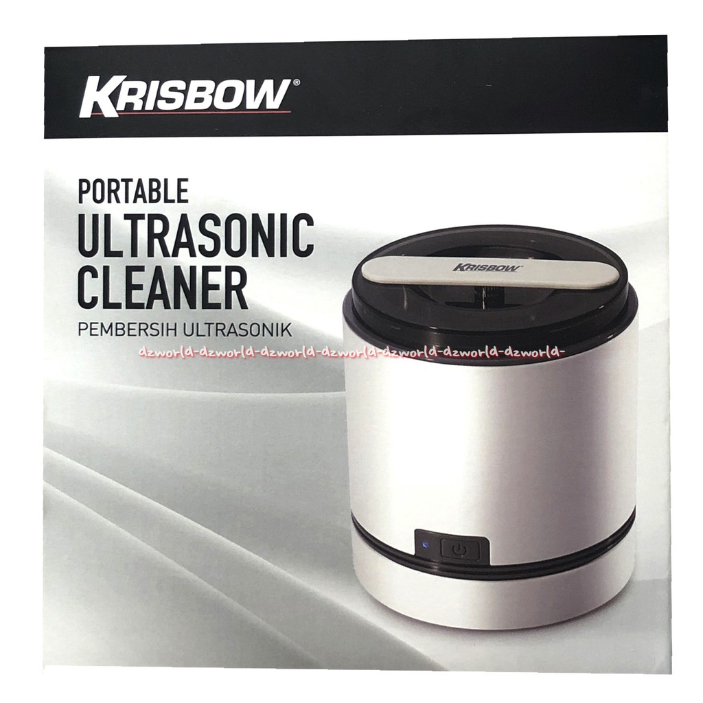 Krisbow Digital Ultrasonic Cleaner Bulat Alat Pembersih Kacamata Koin Logam Kris