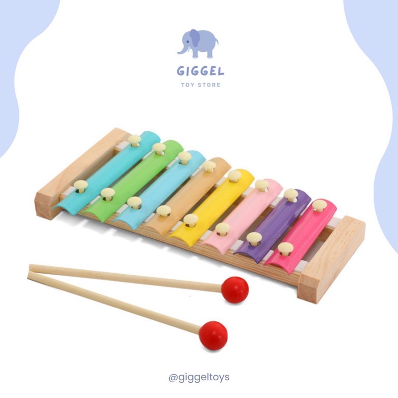 [ Giggel ] Xylophone / Kolintang / Mainan Xylophone anak / Alat musik anak