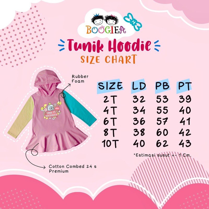 Tunik Anak Hoodie Boogiea