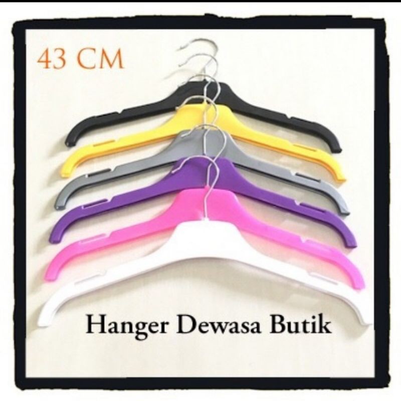 Hanger Baju Dewasa Butik / gantungan baju