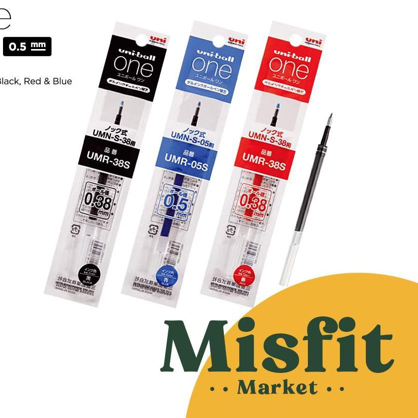 

Recommended ✼ Uni Ball UMR-05S UMR-38S REFILL for ONE Gel Pen 0.5 0.38 mm Uniball,,