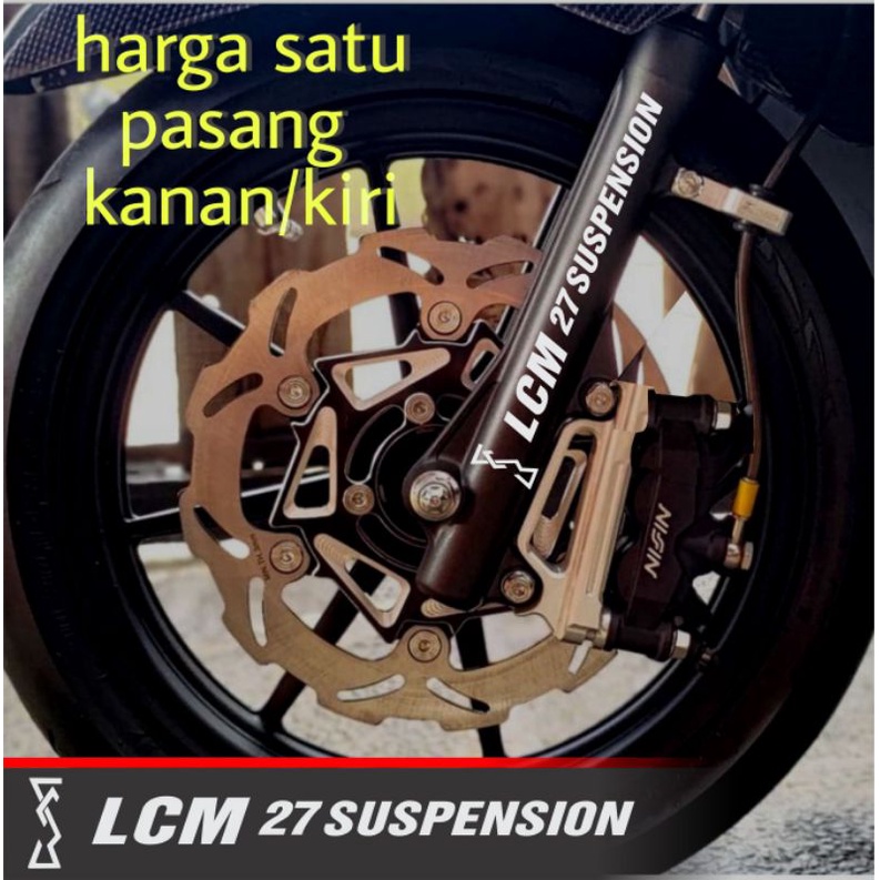 cutting sticker bottom sock Dpn lcm 27 suspension (kanan/kiri)