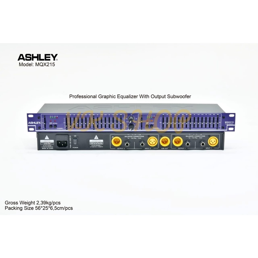 Equalizer Ashley MQX215 / MQX 215 Original