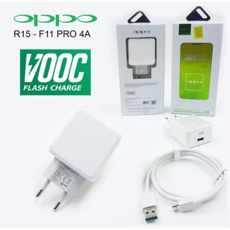 TRAVEL CHARGER TC CASAN OPPO R15 OPPO F11 PRO 4A VOOC CHARGER MICRO