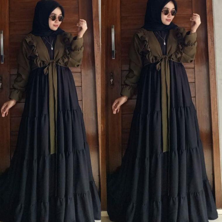 ambrosia set / ambrosia/ gamis/ gamis wanita / gamis dewasa / gamis masa kini / gamis shakila / sete