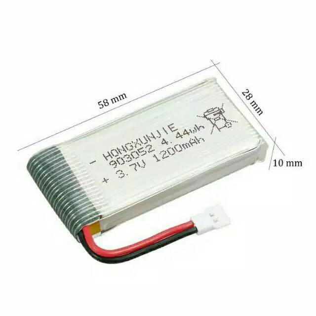Baterai Drone 1200Mah syma fly x5 x52hd ky601S ky101S