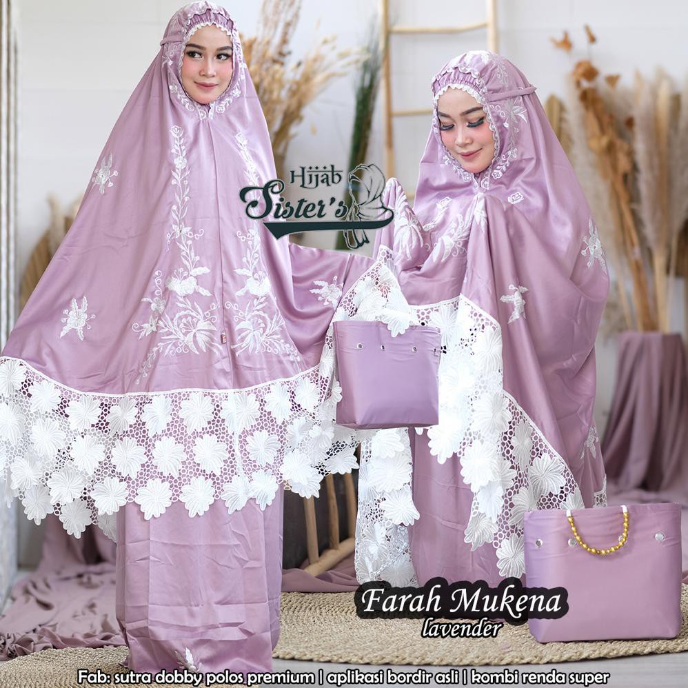 mukena bordir dewasa semi sutra terbaru termurah berkualitas /mukena renda mewah 2021