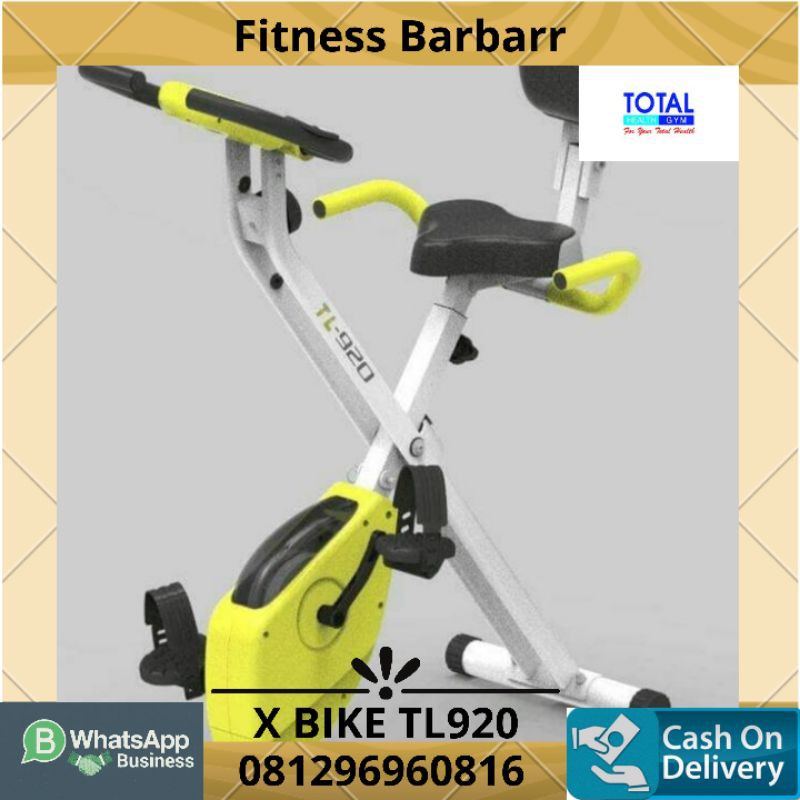 SEPEDA OLAHRAGA X BIKE SANDARAN TL 920 ALAT FITNES BERGARANSI DAN SANGAT COCOK UNTUK LANSIA