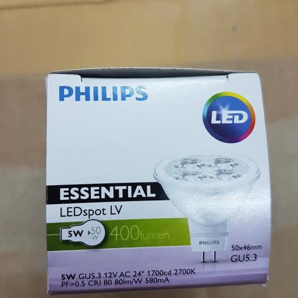 ’# LAMPU LED PHILIPS MR 16 12V 5 WATT WARMWHITE