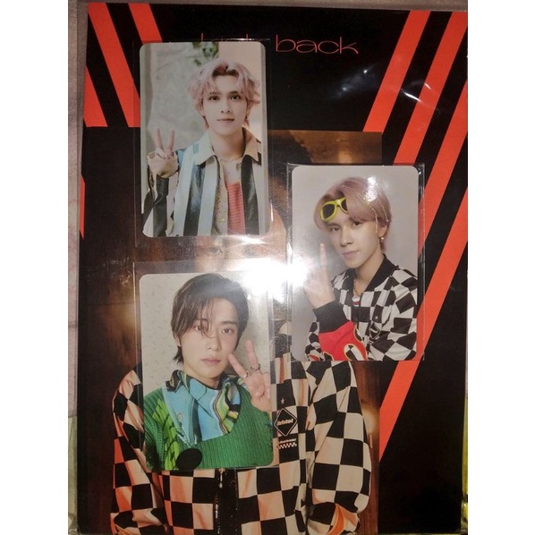 pc jaehyun chatarsis & hendery ar kick back photocard (take all)