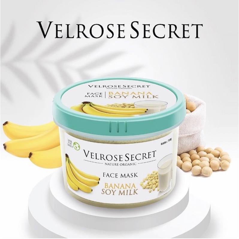 Lulur Wajah/ Masker Wajah Banana Soymilk Velrose Secret