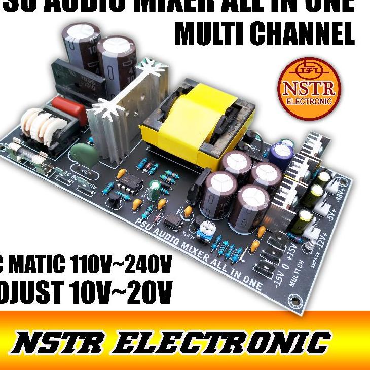 Dijamin Miring harga.. smps psu audio mixer universal multi ch