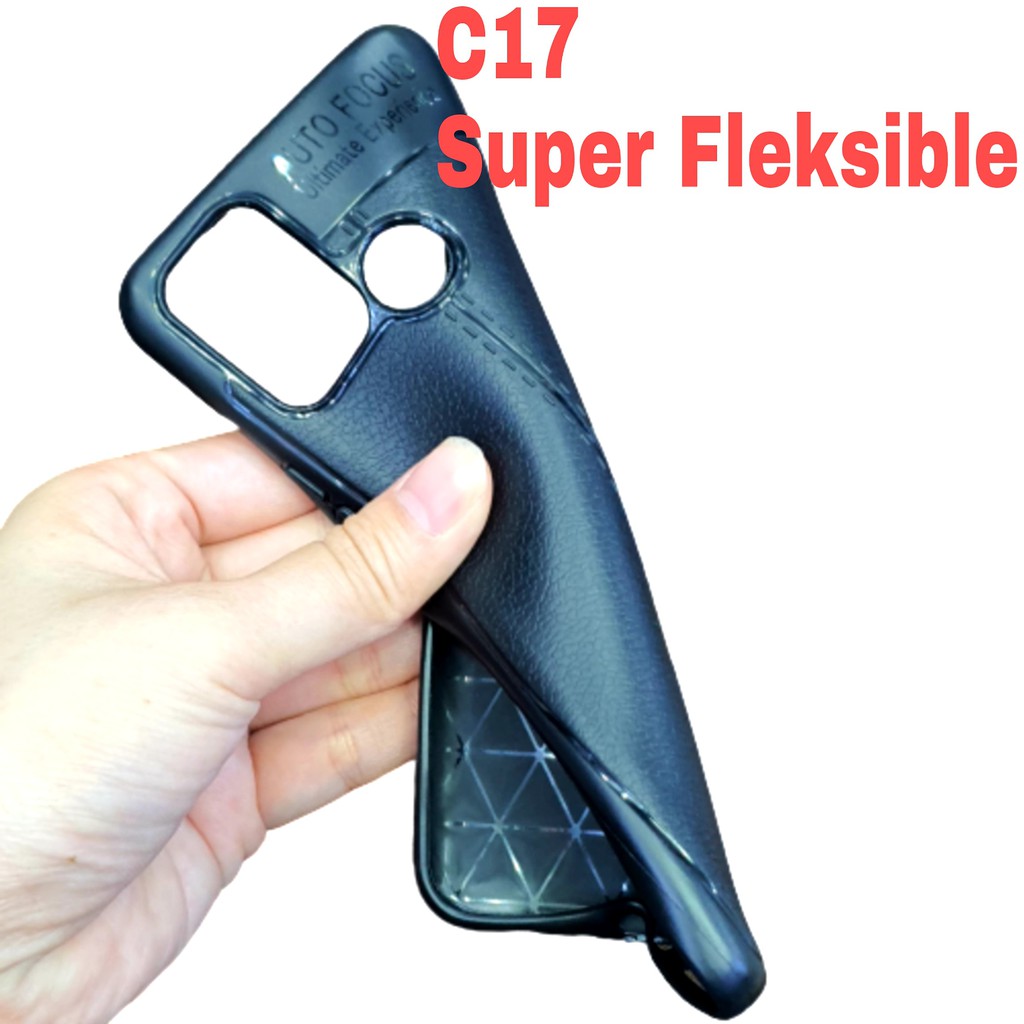 SAIIA STOR SOFTCASE BLACK REALME C17 / SILIKON REALME C17 / BLACK FOCUS REALME C17