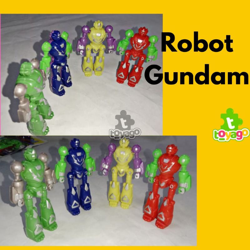 Mainan Robot Gundam Ukuran 7x2 cm Grosir Murah