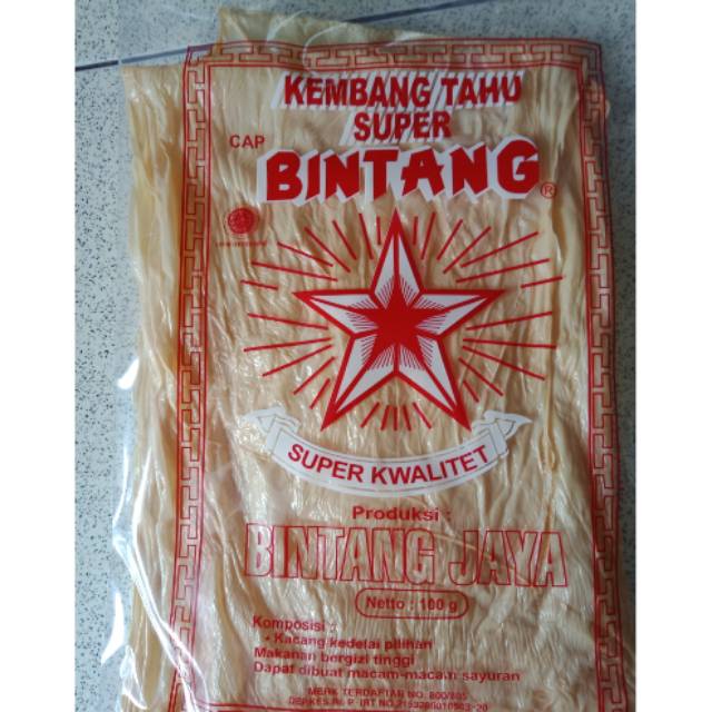 

Kembang tahu super cap bintang 100gr