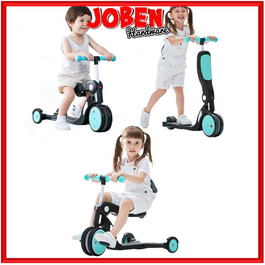 BISA COD BEBEHOO 5 in 1 Balance Bike Scooter Sepeda Roda Tiga Anak - DGN5-2 Aksesoris Accesoris Sepe