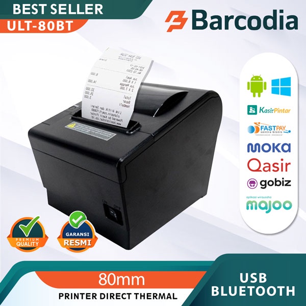 Printer Bluetooth Thermal 80mm Serie ULT-80BT