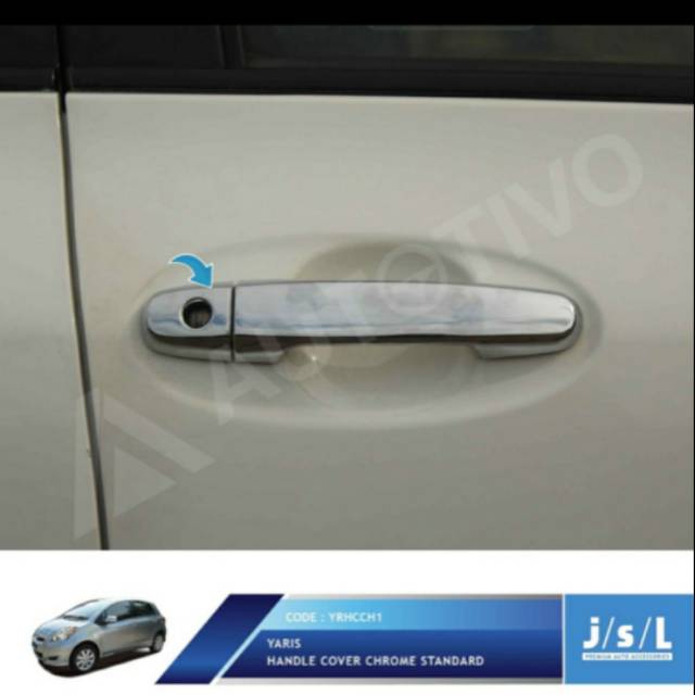 Cover handle Yaris chrome &amp; black jsl