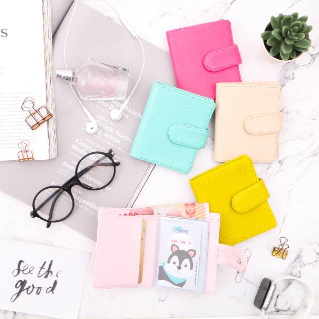 Dompet Kartu Damier Pria/Wanita