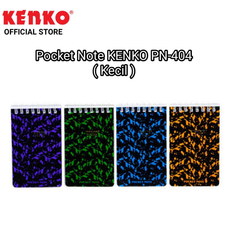 

Pocket Note KENKO PN-404/ Notes Sprial Kenko (Kecil)