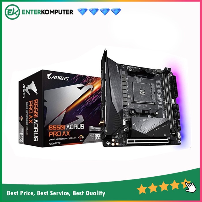 Gigabyte B550I Aorus Pro AX (AM4, AMD Promontory B550, DDR4, USB3.2)