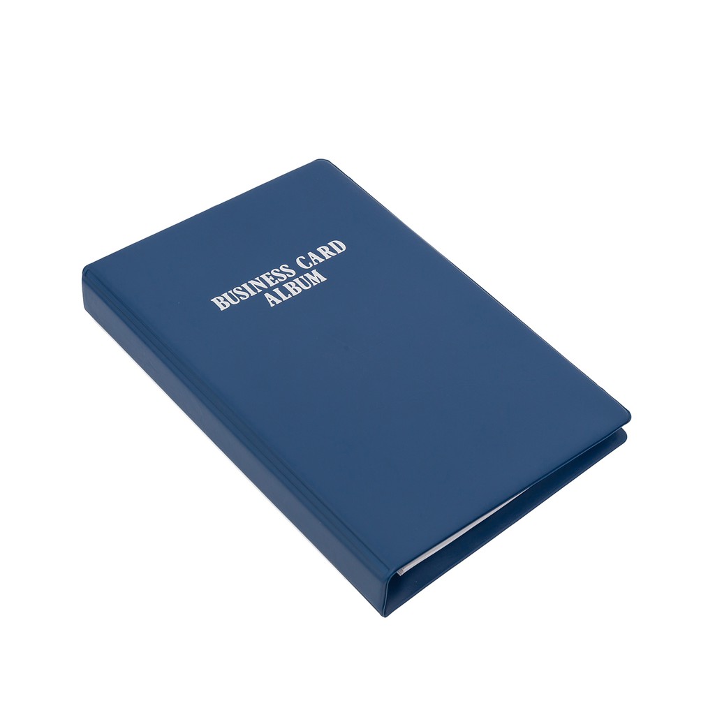 

[Zada] Bantex Business Card Album 160 Cards A4 Blue 5596 01