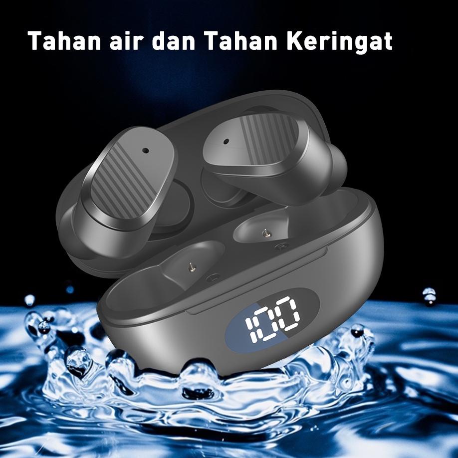 Serbuuuu.. TACOO Mini T2 TWS Bluetooth Earphone Digital Display Headphones Earphone Gaming  HIFI Ste